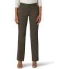 Lee Women’s Wrinkle Free Relaxed Fit Straight Leg Pant(Frontier Olive)