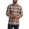 Lee mens All Purpose Classic Fit Long Sleeve Shirt(Buffalo City Beige Plaid)