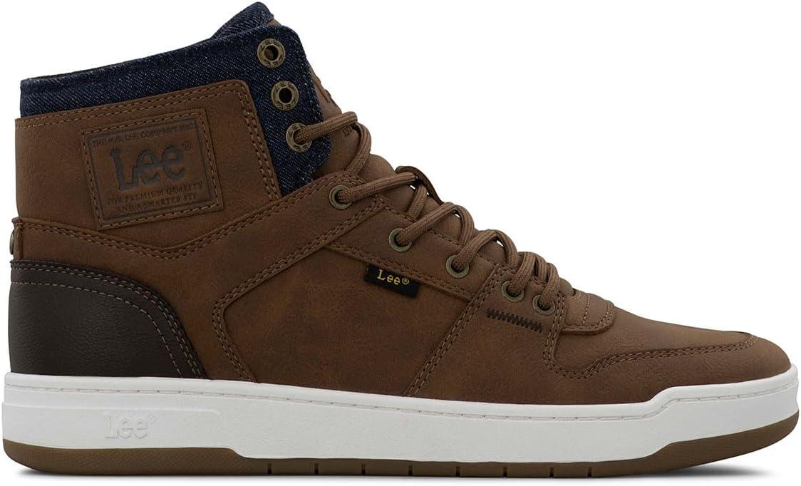 imageLee Mens Daybreaker Hi SneakerBritish TanChocolate
