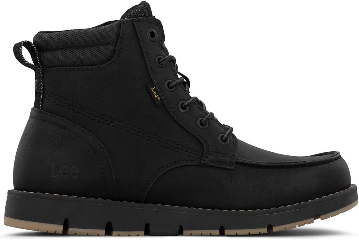 imageLee Mens Waylon Chukka BootBlackBlack DenimGum