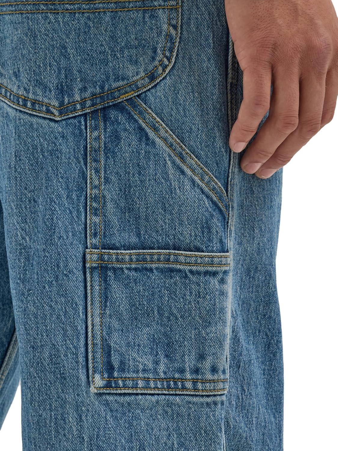 imageLee Mens Workwear Bib OverallMid Wash