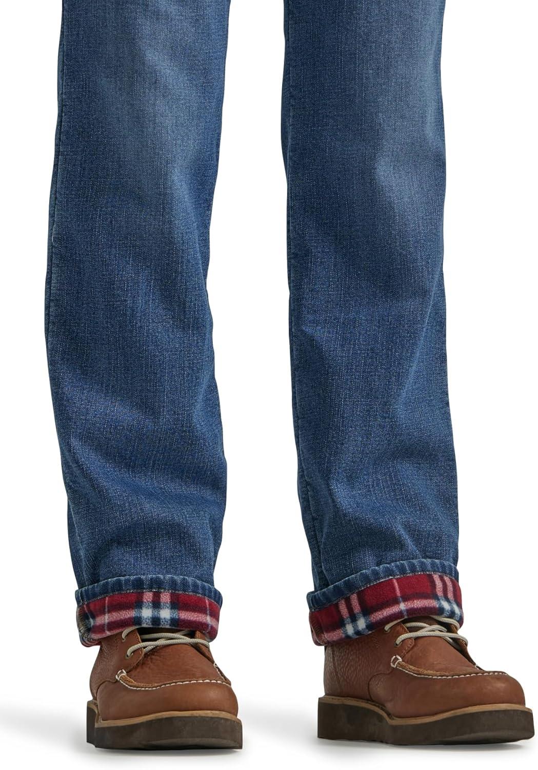 imageLee Womens Relaxed Fit Straight Leg JeanFleecelined Snowy Dawn