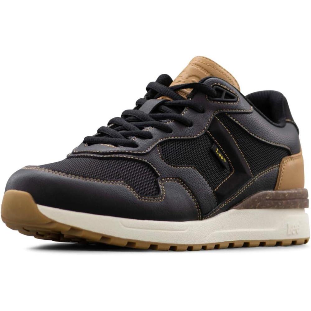 imageLee Mens Damien SneakerBlackTobacco