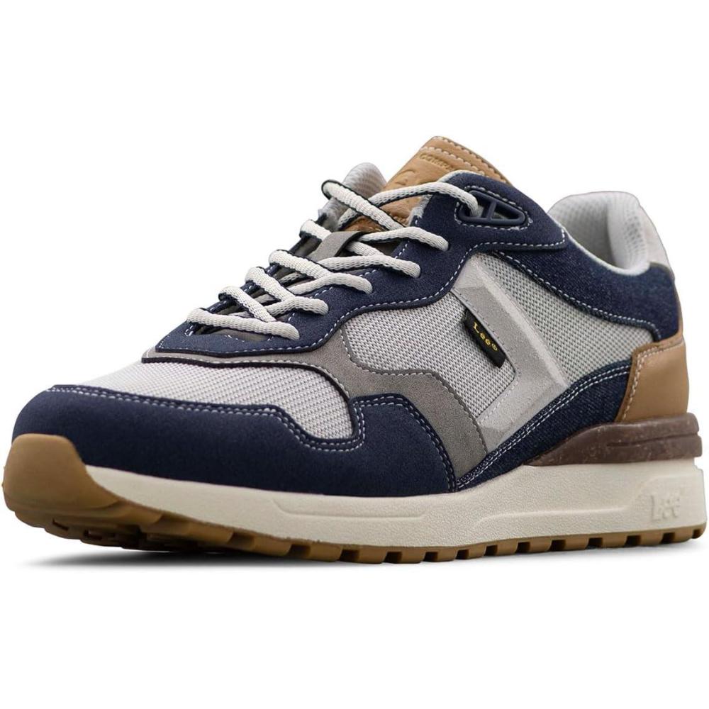 imageLee Mens Damien SneakerPlatinumMidnightNavy Denim