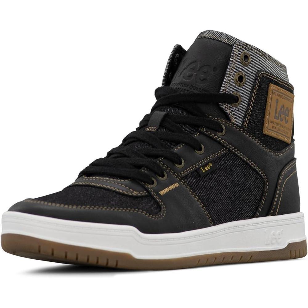 imageLee Mens Daybreaker Hi SneakerBlack Denim
