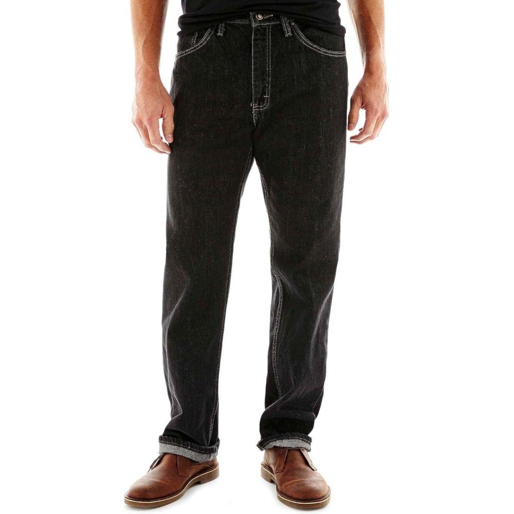 imageLee Mens Regular Fit Straight Leg Jean Dark Stone 35W x 30LBlack Quartz