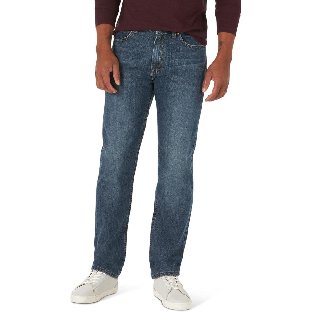 imageLee Mens Regular Fit Straight Leg Jean Dark Stone 35W x 30LLieutenant