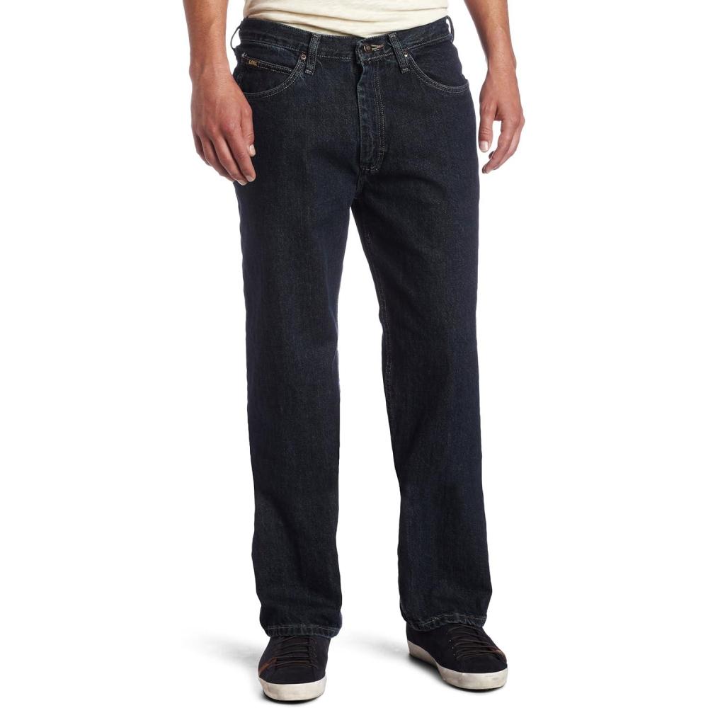 imageLee Mens Relaxed Fit Straight Leg JeanDark Quartz