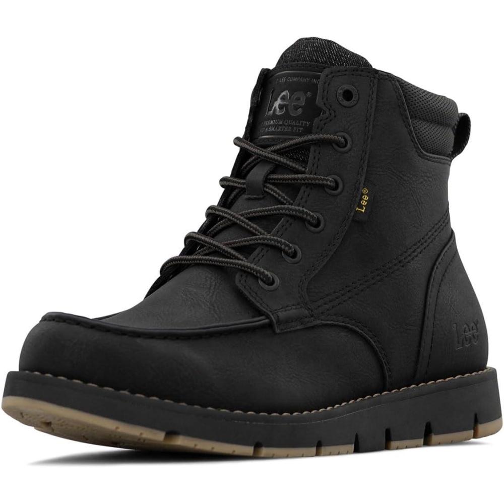 imageLee Mens Waylon Chukka BootBlackBlack DenimGum