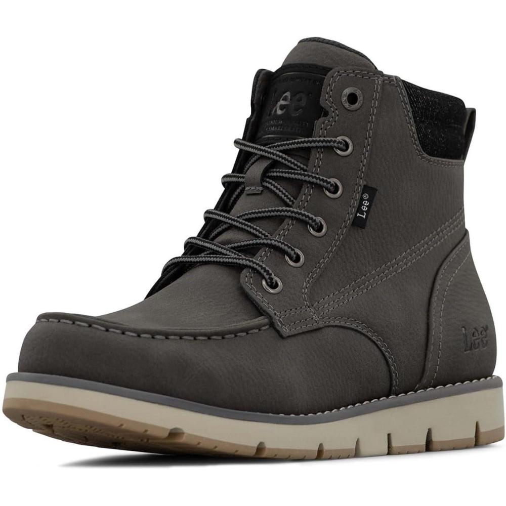 imageLee Mens Waylon Chukka BootCharcoal WaxBlack Denim