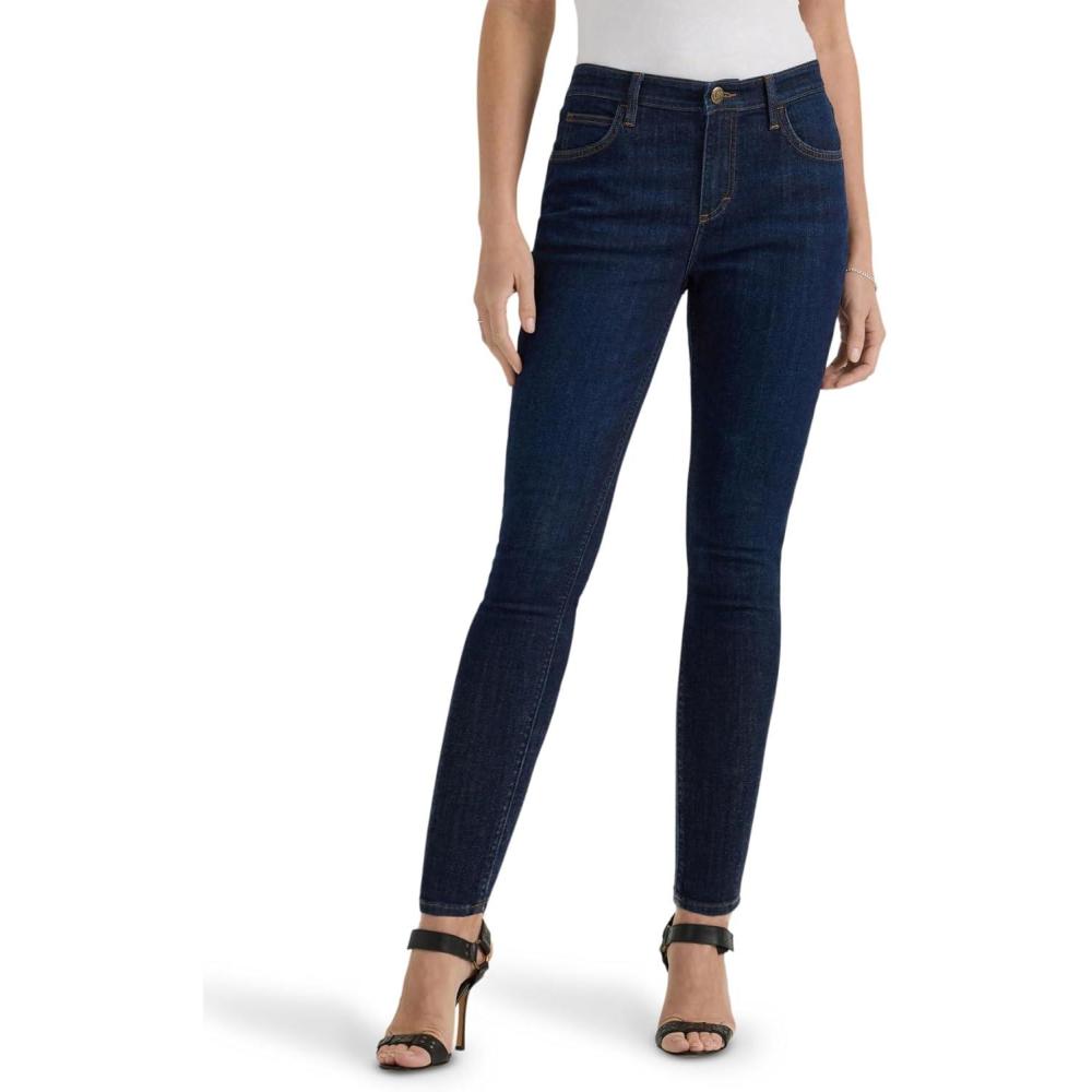 imageLee Womens Legendary Mid Rise Skinny JeanDark Strides
