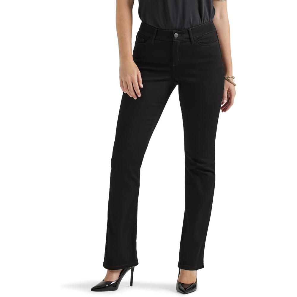 imageLee Womens Ultra Lux Comfort with Flex Motion Bootcut JeanBlack