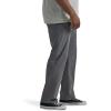 Lee Men’s Big & Tall Extreme Motion Flat Front Regular Straight Pant(Painter Gray)