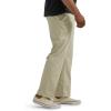 Lee Men’s Big & Tall Extreme Motion Flat Front Regular Straight Pant(Stone)
