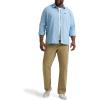 Lee Men’s Big & Tall Extreme Motion Relaxed Straight Jean(Kansas City Khaki (Twill))
