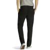 Lee Men’s Extreme Motion Flat Front Slim Straight Pant(Black)