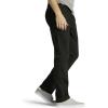 Lee Men’s Extreme Motion Flat Front Slim Straight Pant(Black)