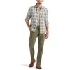 Lee Men’s Extreme Motion Flat Front Slim Straight Pant(Muted Olive)