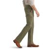Lee Men’s Extreme Motion Flat Front Slim Straight Pant(Muted Olive)