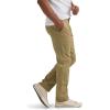 Lee Men’s Extreme Motion Flat Front Slim Straight Pant(Original Khaki)