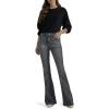 Lee Womens Legendary Mid Rise Flare Jean(Blurred Darks)