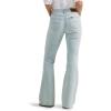 Lee Womens Legendary Mid Rise Flare Jean(Bright Blue Day)