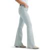 Lee Womens Legendary Mid Rise Flare Jean(Bright Blue Day)