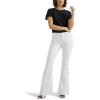 Lee Womens Legendary Mid Rise Flare Jean(Bright White)