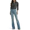 Lee Womens Legendary Mid Rise Flare Jean(Morning Veil DX)