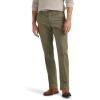 Lee Men’s Extreme Motion Flat Front Slim Straight Pant(Muted Olive)