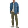 Lee Mens Workwear Loose Fit Chore Coat(Mid Wash)