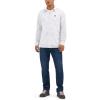 Lee Men’s X Move Long Sleeve All-Purpose 1 Pocket Shirt(Bright White)