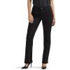 Lee Women’s Ultra Lux Comfort with Flex Motion Bootcut Jean(Black)