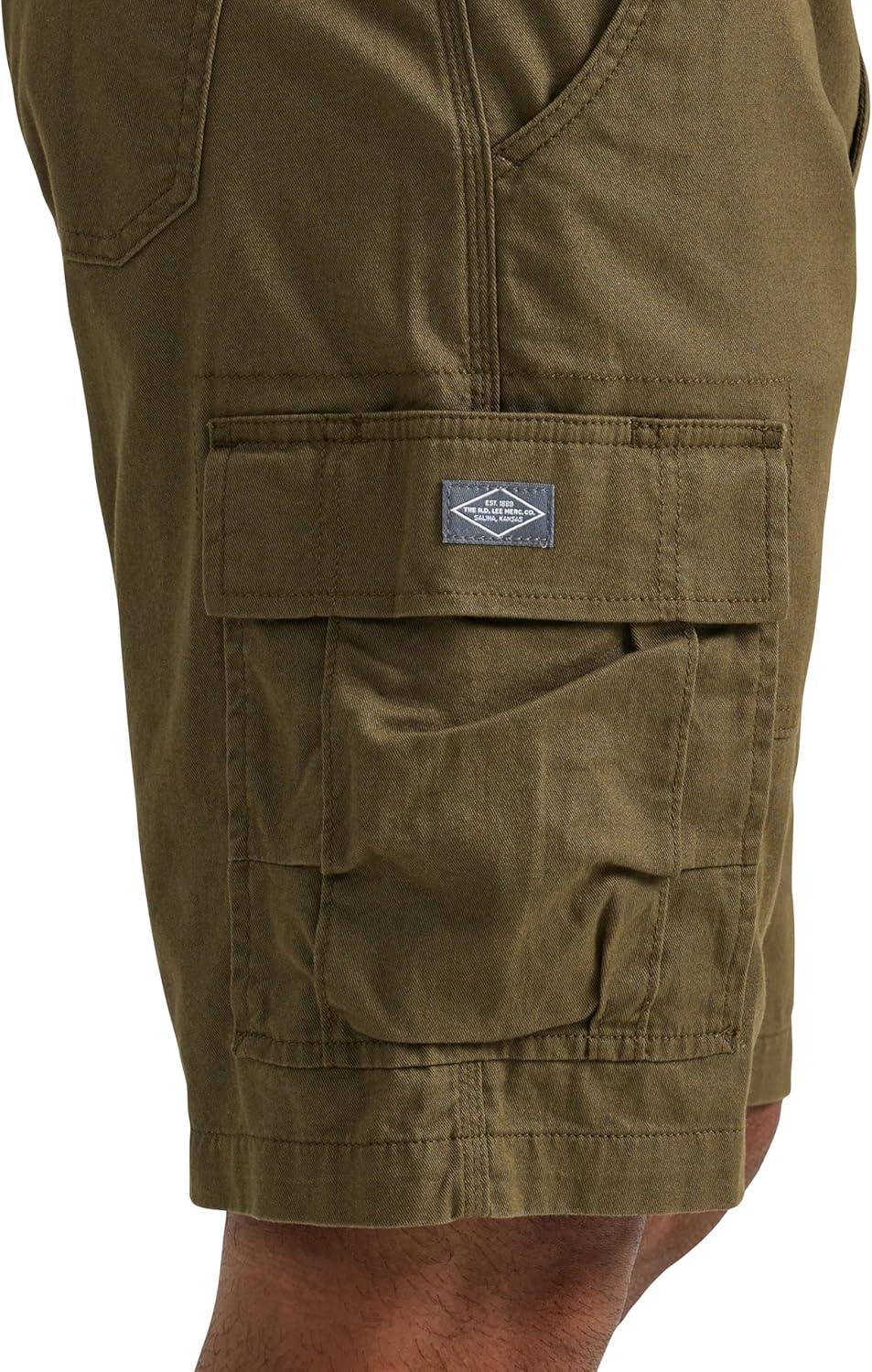 imageLee Mens Extreme Motion Carolina Cargo ShortOlive Night