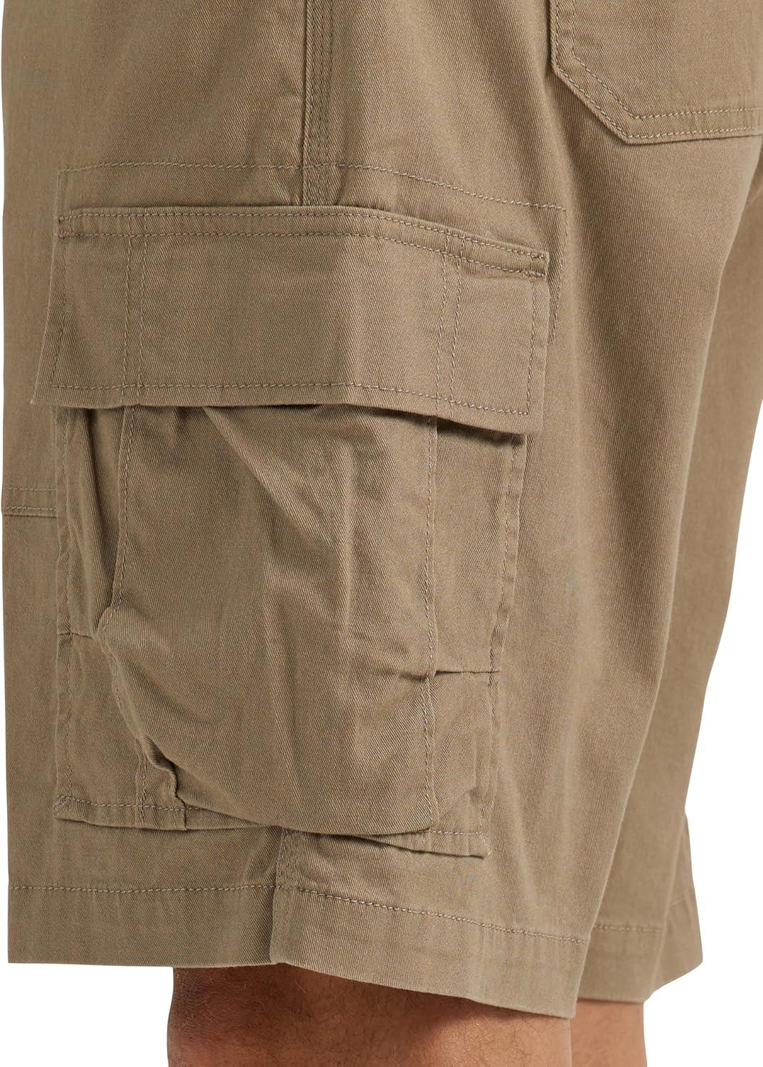 imageLee Mens Extreme Motion Carolina Cargo ShortTawny Brown