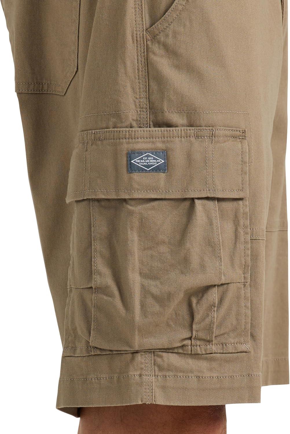 imageLee Mens Extreme Motion Carolina Cargo ShortTawny Brown