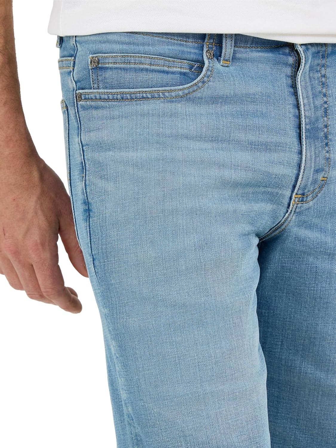 imageLee Mens Extreme Motion Five Pocket Denim ShortDenim ShortsTenney