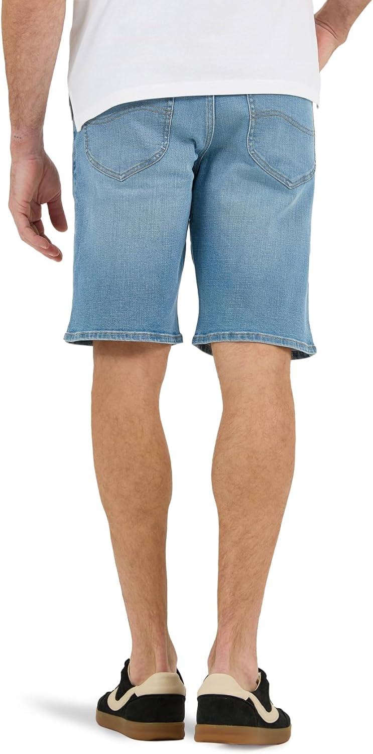 imageLee Mens Extreme Motion Five Pocket Denim ShortDenim ShortsTenney