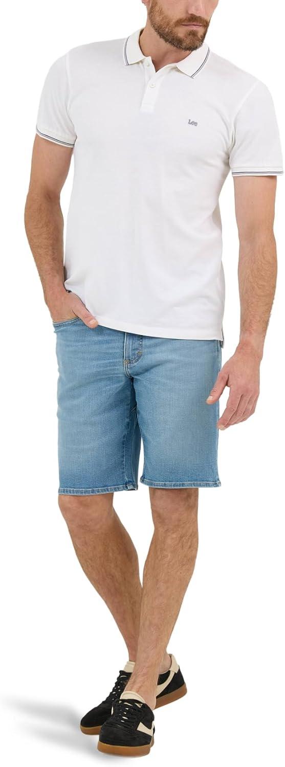 imageLee Mens Extreme Motion Five Pocket Denim ShortDenim ShortsTenney