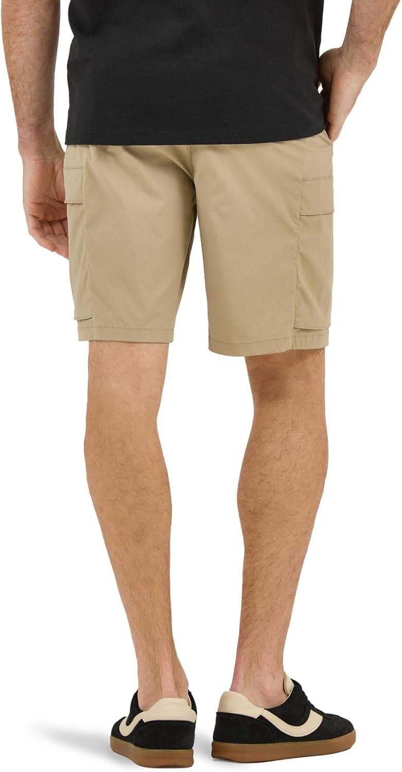 imageLee Mens Extreme Motion Synthetic Ripstop Cargo ShortKansas City Khaki