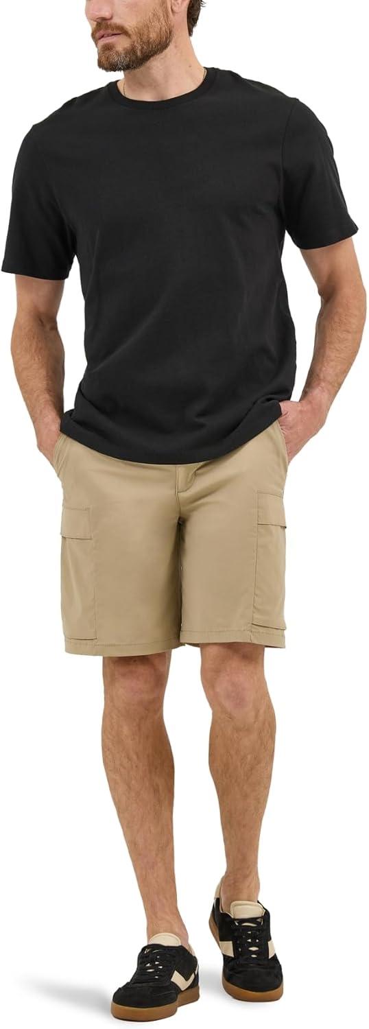 imageLee Mens Extreme Motion Synthetic Ripstop Cargo ShortKansas City Khaki