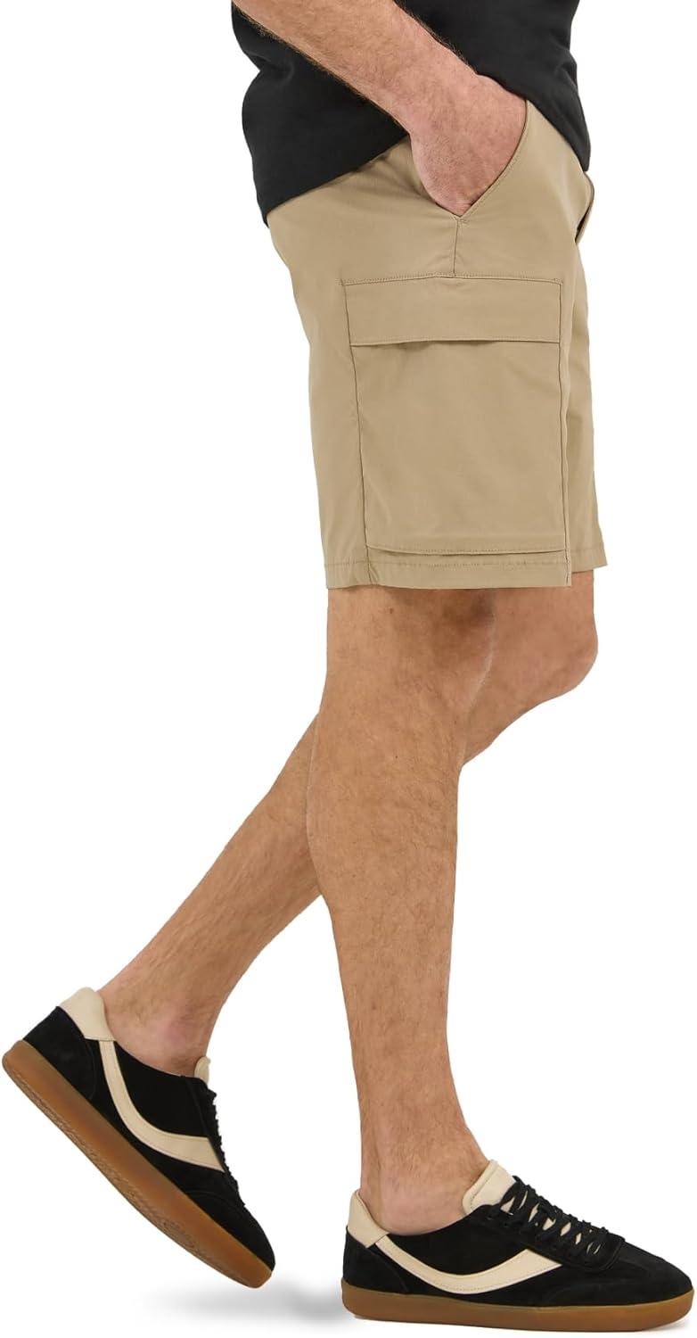 imageLee Mens Extreme Motion Synthetic Ripstop Cargo ShortKansas City Khaki