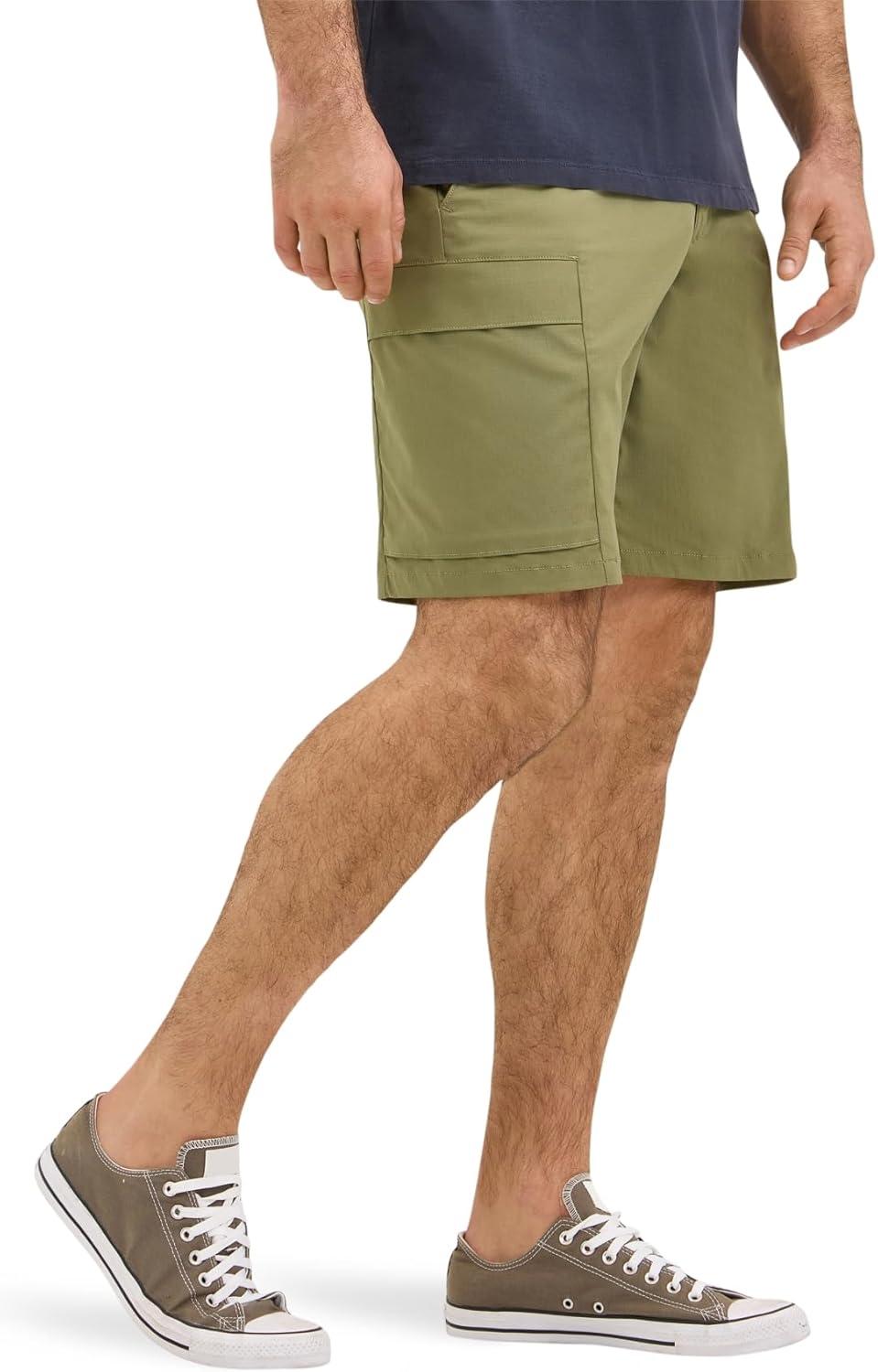 imageLee Mens Extreme Motion Synthetic Ripstop Cargo ShortMercantile Green