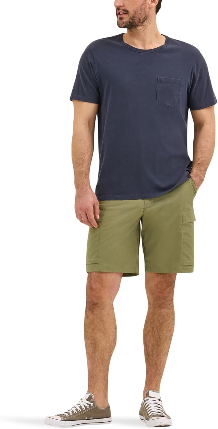 imageLee Mens Extreme Motion Synthetic Ripstop Cargo ShortMercantile Green