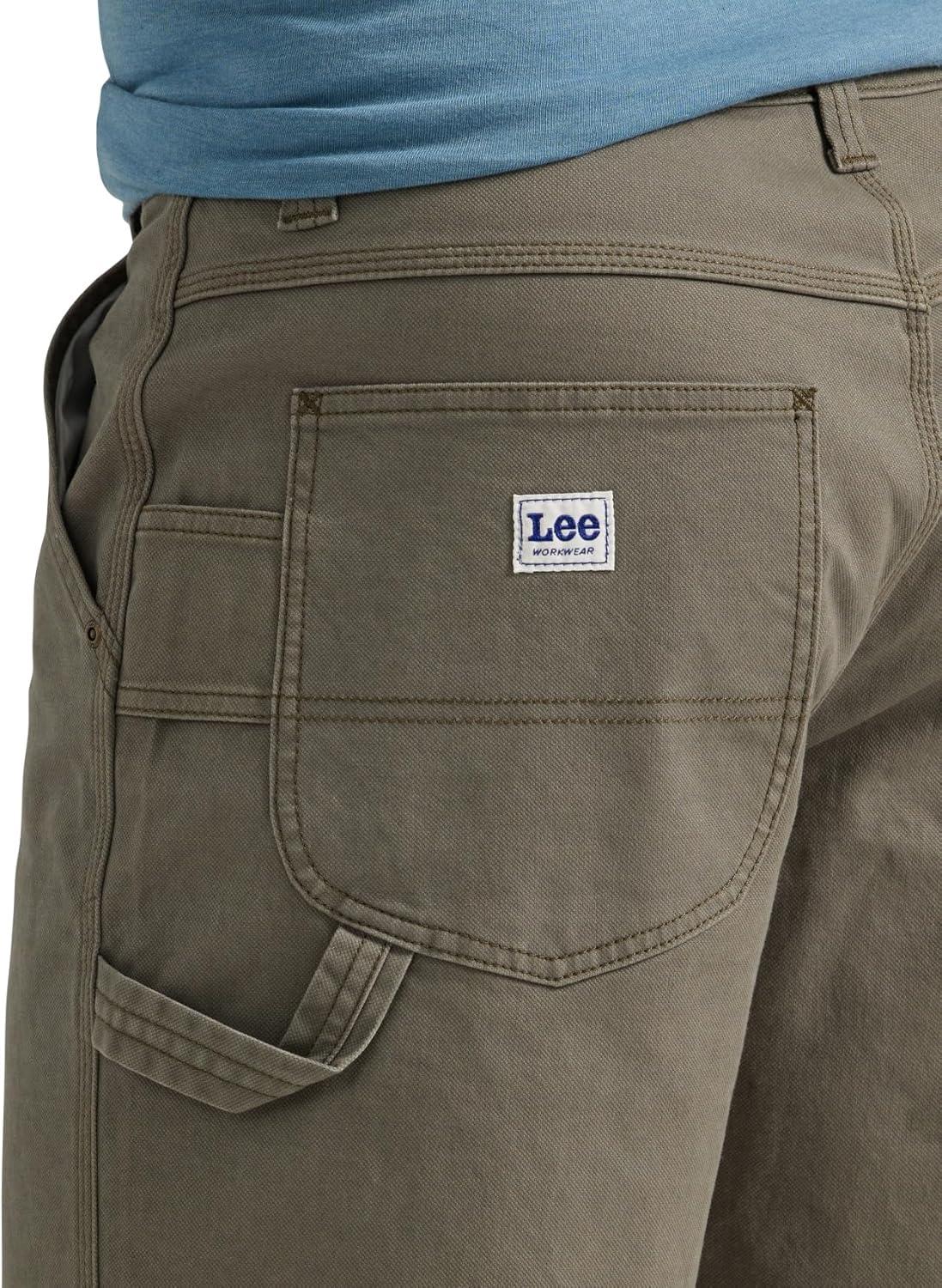 imageLee Mens Legendary Workwear Carpenter ShortMuted Olive