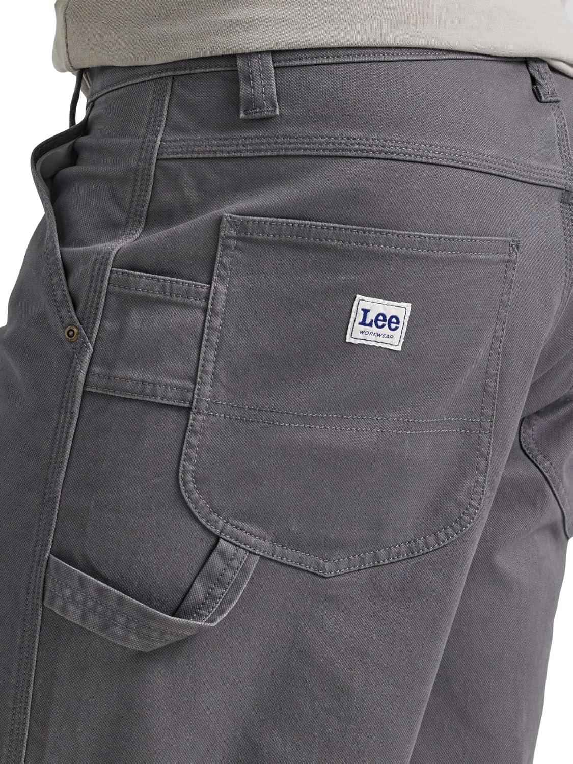 imageLee Mens Legendary Workwear Carpenter ShortPainters Gray