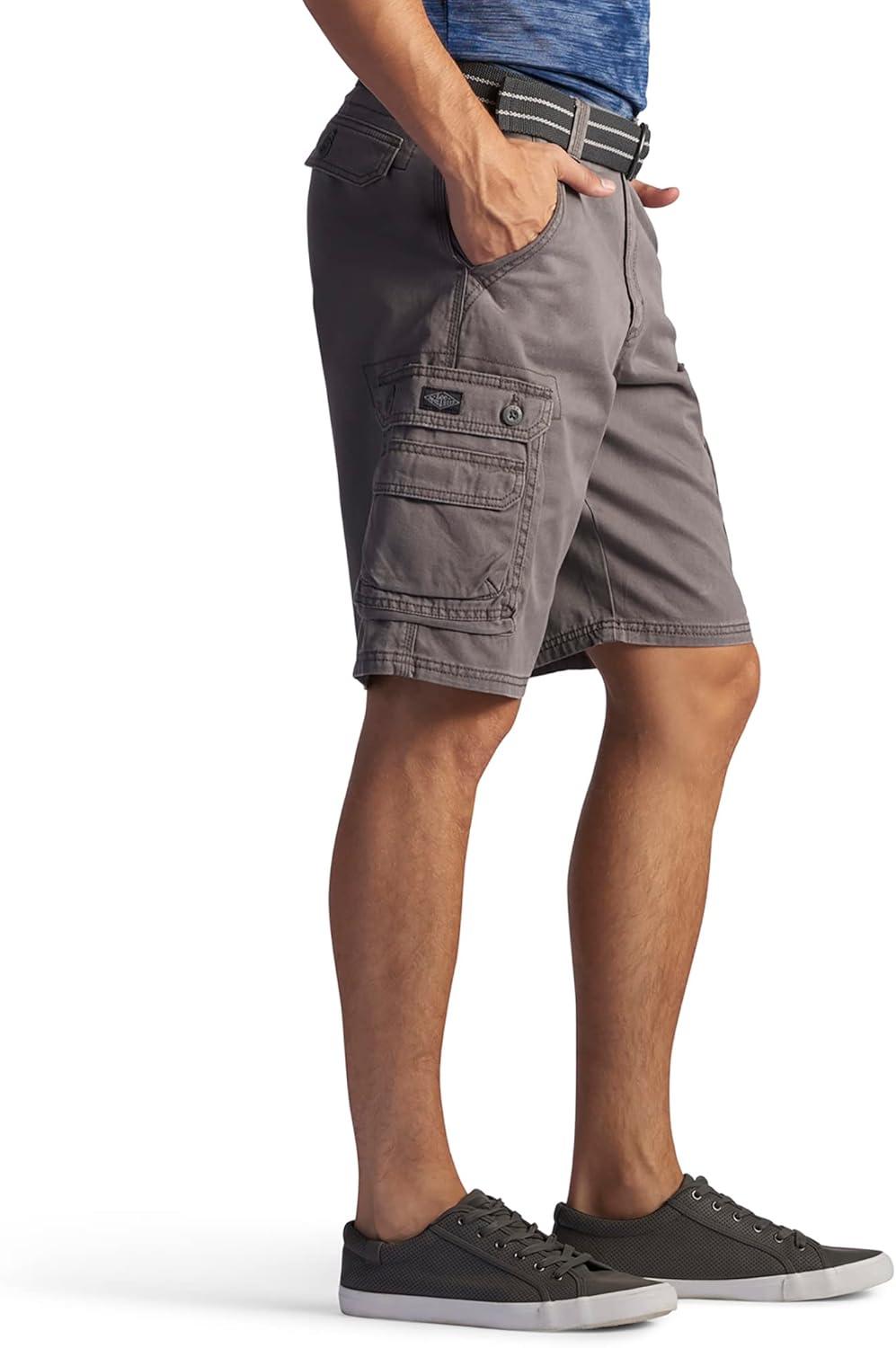 imageLee mens Dungarees New Belted Wyoming cargo shorts Vapor 36 US