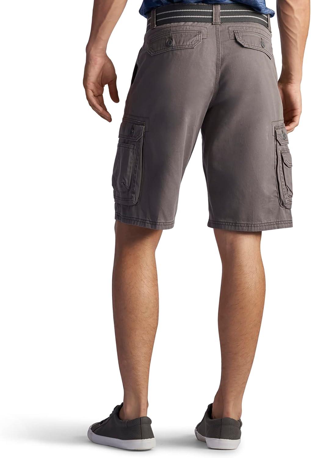 imageLee mens Dungarees New Belted Wyoming cargo shorts Vapor 36 US