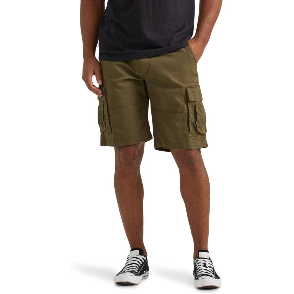 imageLee Mens Extreme Motion Carolina Cargo ShortOlive Night