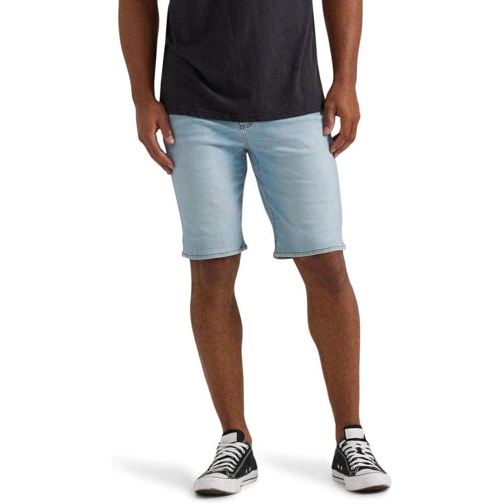 imageLee Mens Extreme Motion Five Pocket Denim ShortDenim ShortsIce Man